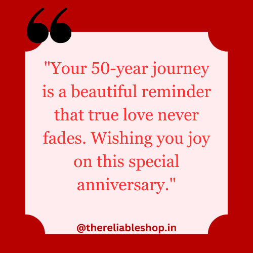 50th Wedding Anniversary Quotes