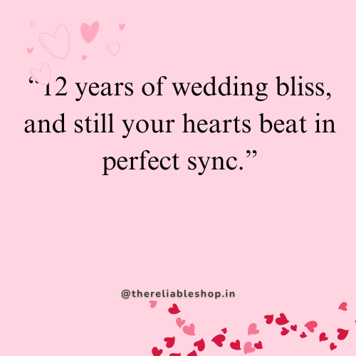 12 years wedding anniversary quotes