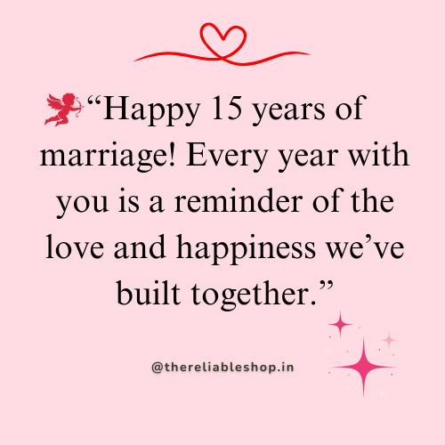 15 years marriage anniversary wishes