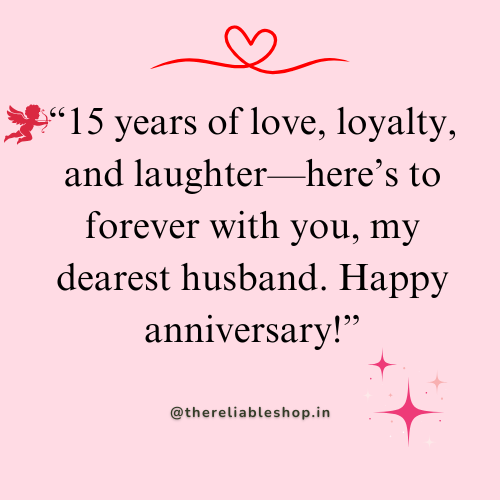 15 years wedding anniversary quotes for husband