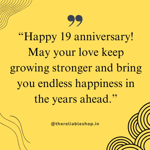19 anniversary wishes