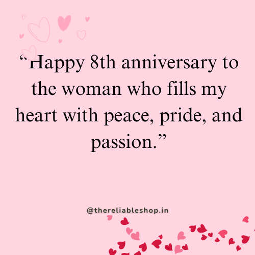 8th anniversary wishes for wife