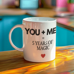 5 Year Anniversary Gift Mug