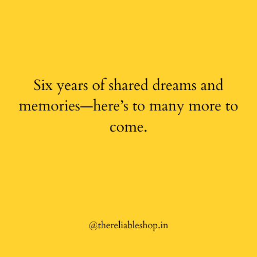 Cheers to 6 Years of Togetherness