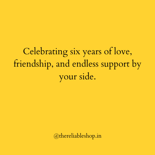 Happy 6th Anniversary