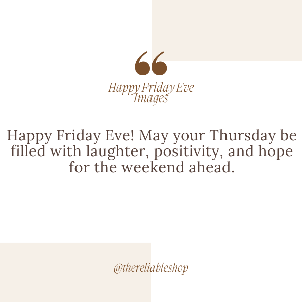 Happy Friday Eve Images