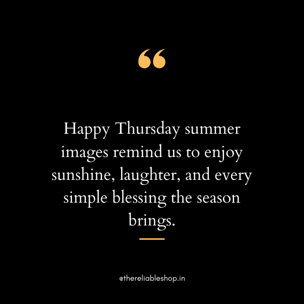 Happy Thursday Summer Images