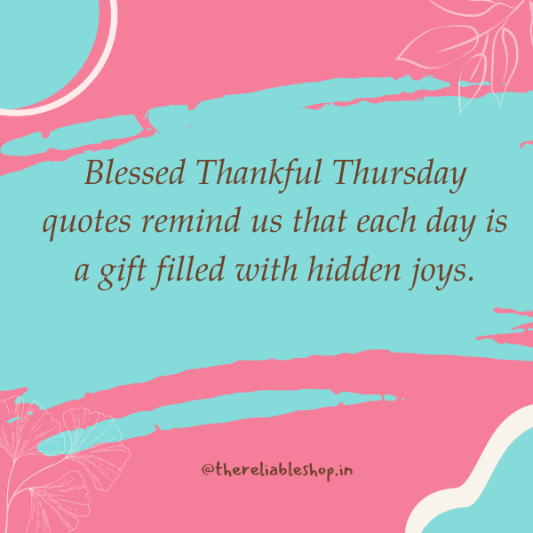 blessed thankful thursday quotes