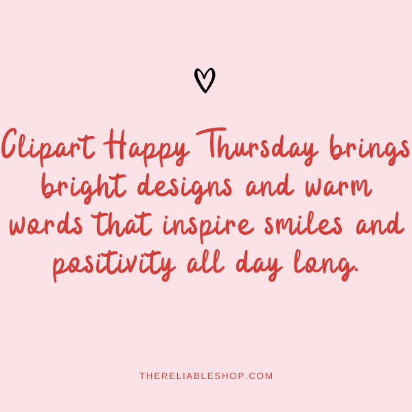 Clipart Happy Thursday