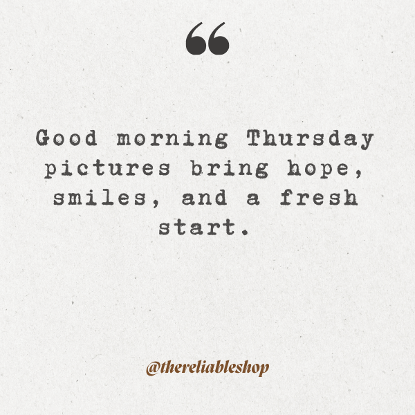good morning thursday pictures