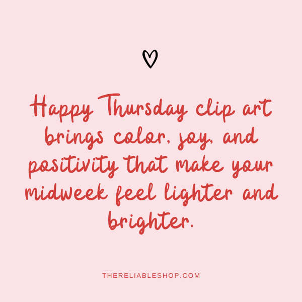 Happy Thursday Clip Arts