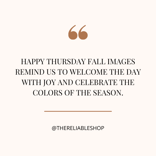 Happy Thursday Fall Images