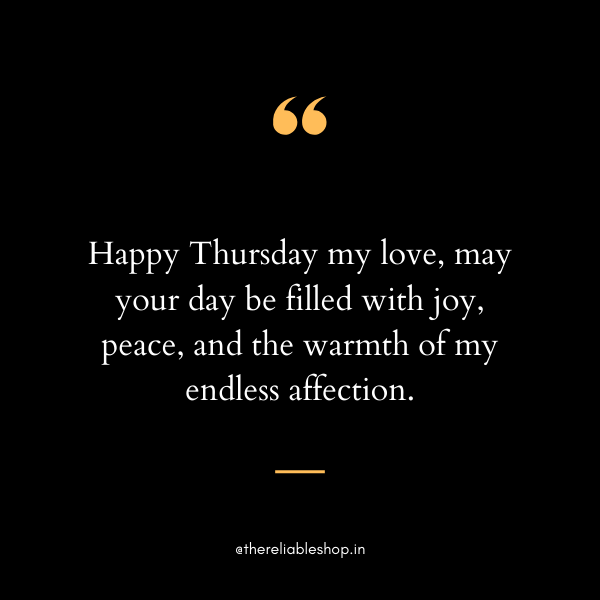 happy thursday love