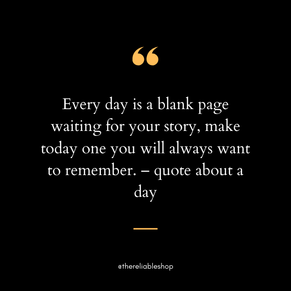 quote about a day