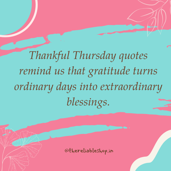 thankful thursday quotes