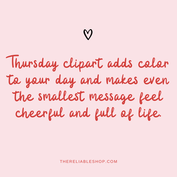 thursday clipart