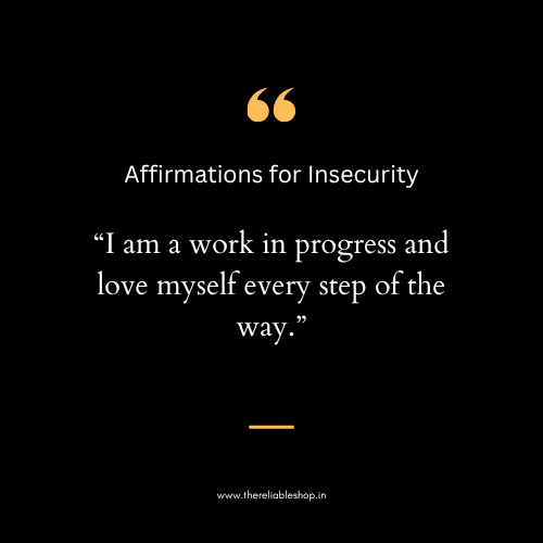 Affirmations for Insecurity