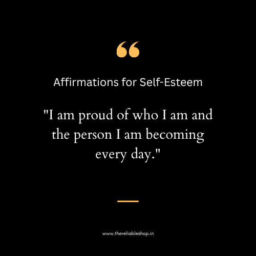Affirmations for Self-Esteem