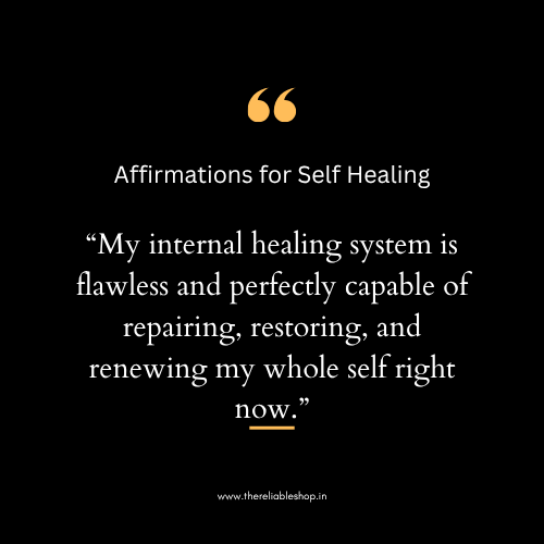 Affirmations for Self Healing