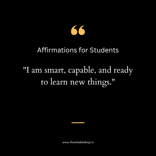 Affirmations for Students