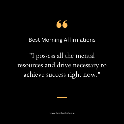 Best Morning Affirmations