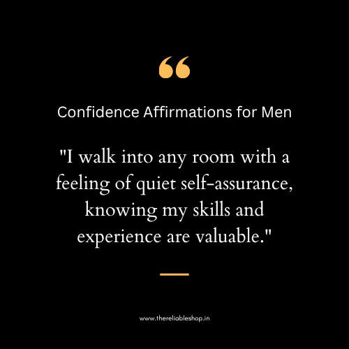 Confidence Affirmations for Men