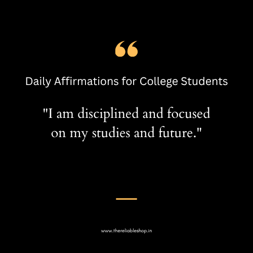 Daily Affirmations for College Students