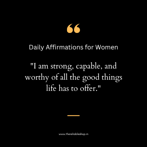 Daily Affirmations for Women