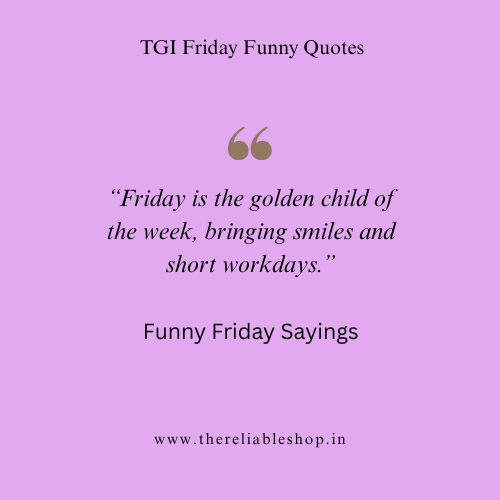 Funny Friday Sayings