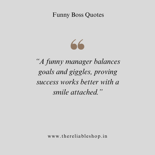 Funny Manager Quotes