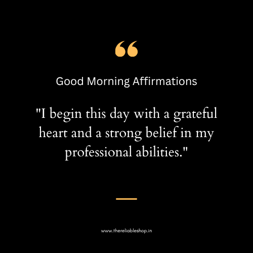 Good Morning Affirmations