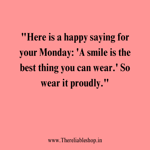 Good Morning Monday Work