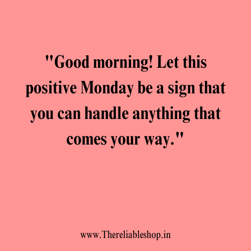 Happy Monday Great Week