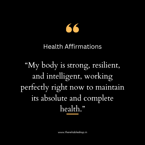 Health Affirmations
