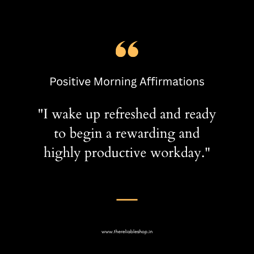 Positive Morning Affirmations