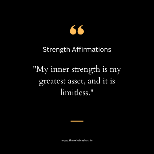 Strength Affirmations