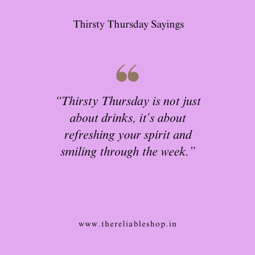 Thirsty Thursday Meme