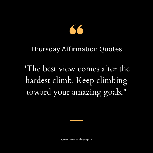 Thursday Affirmations for Work