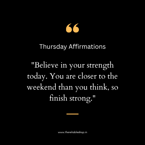 Thursday Affirmations