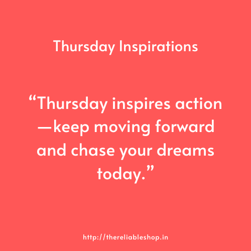 Thursday Inspirations