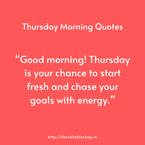 Thursday Morning Quotes