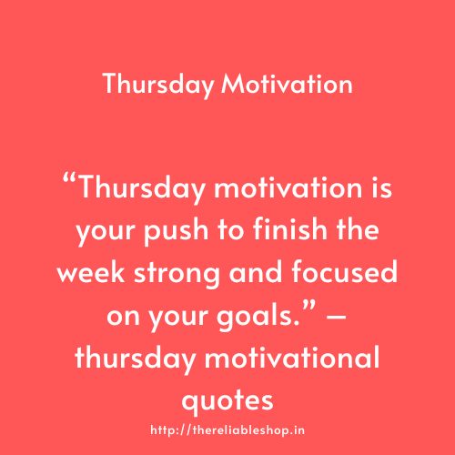 Thursday Motivation