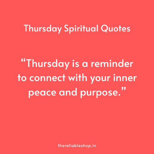Thursday Spiritual Quotes