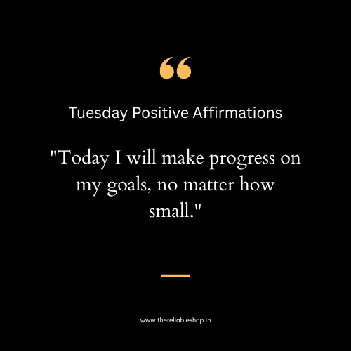 Tuesday Positive Affirmations