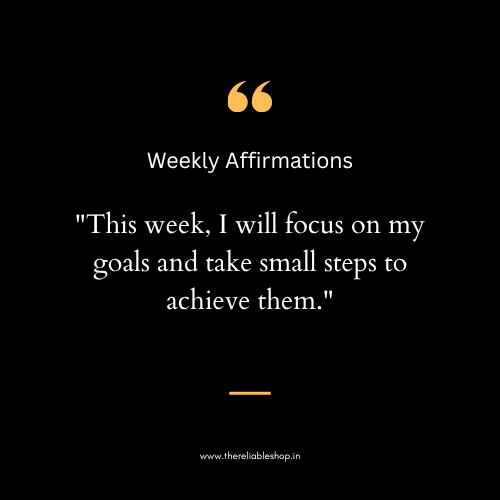 Weekly Affirmations