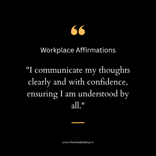 Workplace Affirmations