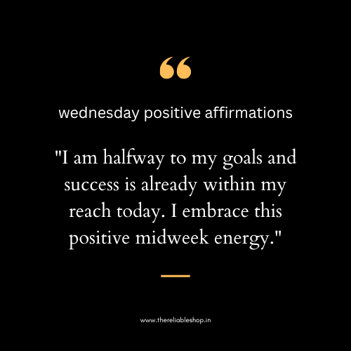 wednesday positive affirmations