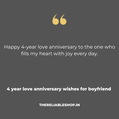 4 years of togetherness anniversary quotes