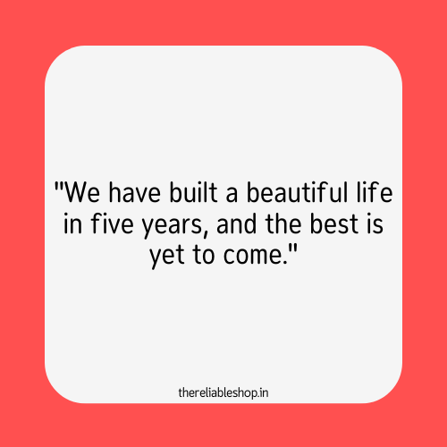 5th year anniversary quotes