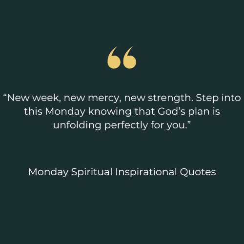 monday spiritual inspirational quotes